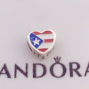 Pandora Puerto Rico Heart Exclusive Charm